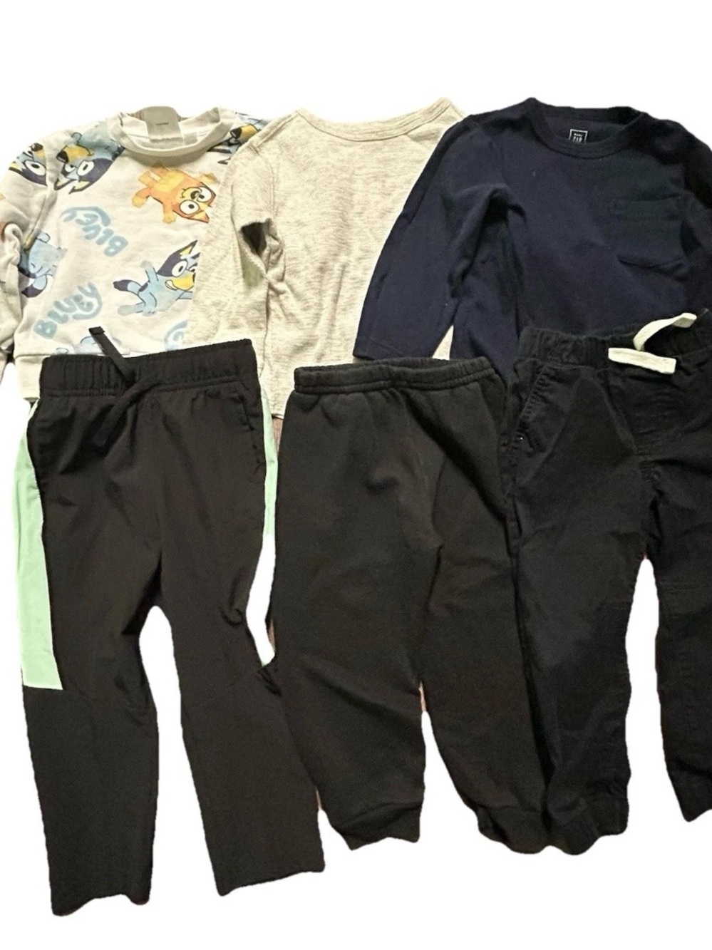 Toddler Boy Clothing Bluey Long Sleeve Shirts Sweatpants Khakis Size 2T